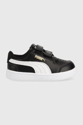 Dětské sneakers boty Puma černá barva