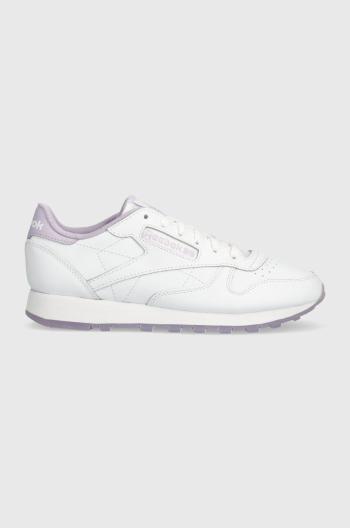 Kožené sneakers boty Reebok Classic CLASSIC LEATHER bílá barva