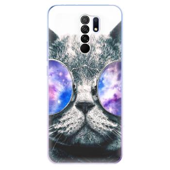 Odolné silikonové pouzdro iSaprio - Galaxy Cat - Xiaomi Redmi 9