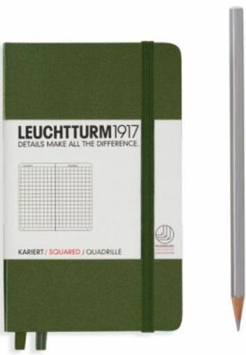 Zápisník Leuchtturm1917 Pocket Army čtverečkovaný