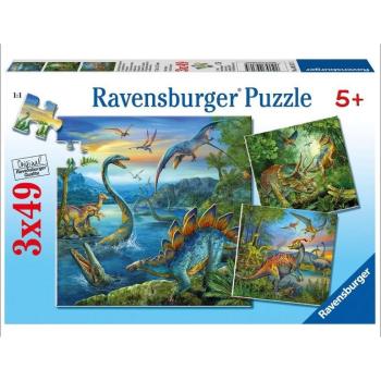 Ravensburger Dinosauři 3 x 49 dílků