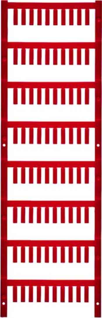 Conductor markers, MultiCard, 12 x 3,2 mm, Polyamide 66, Colour: Red Weidmüller Počet markerů: 400 SF 00/12 NEUTRAL RT V2Množství: 400 ks