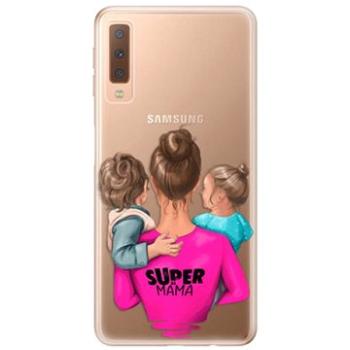 iSaprio Super Mama - Boy and Girl pro Samsung Galaxy A7 (2018) (smboygirl-TPU2_A7-2018)