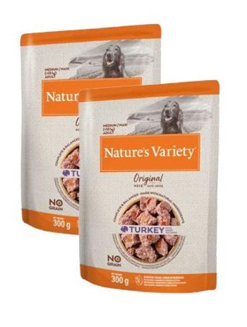 Nature's Variety Original pro střední psy s krůtou 2 x 300 g