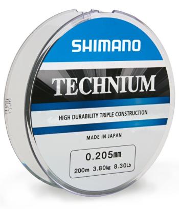 Shimano vlasec technium 200 m tmavá-průměr 0,16 mm / nosnost 2,60 kg