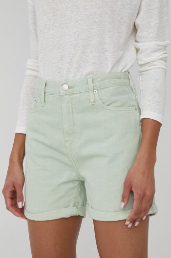 Bavlněné šortky Calvin Klein Jeans dámské, hladké, high waist