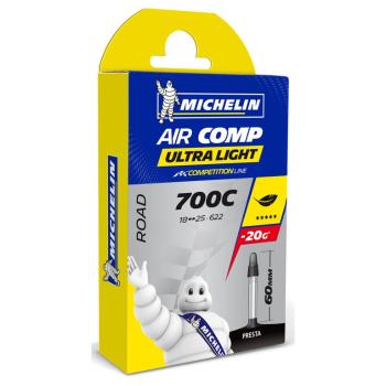 duše MICHELIN AIR COMP ULTRALIGHT 28"x0.75/1.0 (18/25-622) FV/60mm