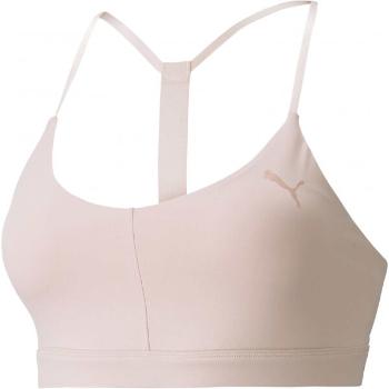 Puma LOW IMPACT STRAPPY BRA Dámská sportovní podprsenka, růžová, velikost S