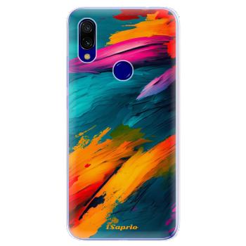 Odolné silikonové pouzdro iSaprio - Blue Paint - Xiaomi Redmi 7