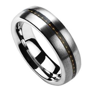 NUBIS® NWF1043 Dámský snubní prsten wolfram - velikost 52 - NWF1043-6-52
