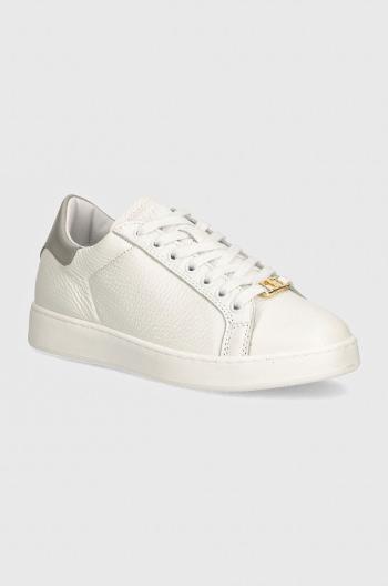 Kožené sneakers boty Twinset bílá barva, 242TCP012