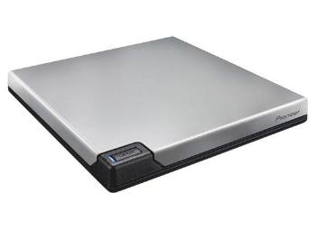 Pioneer BDR-XD07TS / Blu-ray / externí / M-Disc / USB 3.0 / stříbrná, BDR-XD07TS