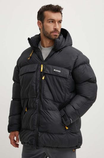 Bunda Columbia Ballistic Ridge Oversized Puffer pánská, černá barva, zimní, oversize