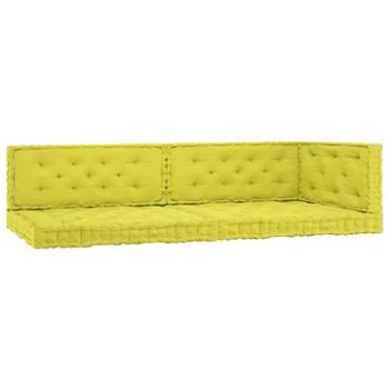Podušky na nábytek z palet 5 ks jablkově zelené bavlna (3068628)