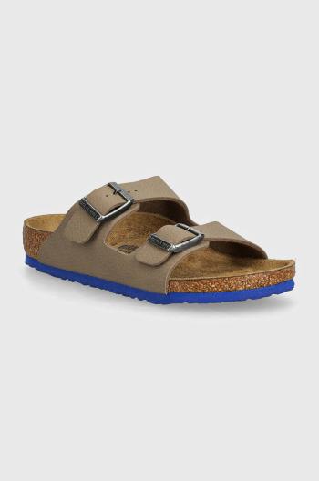 Dětské pantofle Birkenstock Arizona béžová barva, 1028732