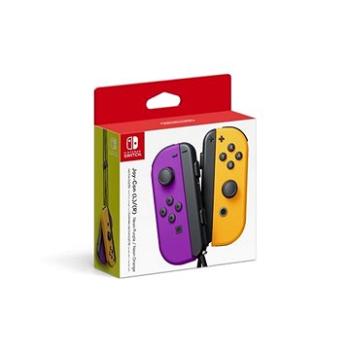 Nintendo Switch Joy-Con ovladače Neon Purple/Neon Orange (045496431310)
