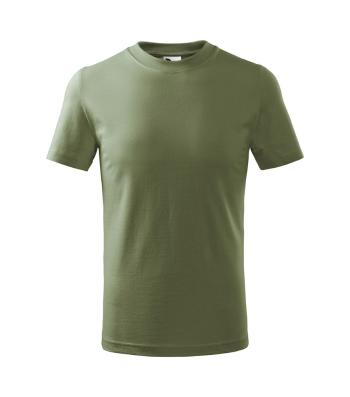 MALFINI Dětské tričko Basic - Khaki | 158 cm (12 let)