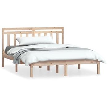 Rám postele masivní dřevo 150 × 200 cm King Size, 3100594 (3100594)