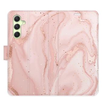 Flipové pouzdro iSaprio - RoseGold Marble - Samsung Galaxy A54 5G