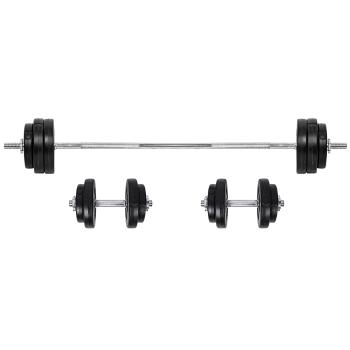 Nakládací činkový set inSPORTline BS08 3-50 kg