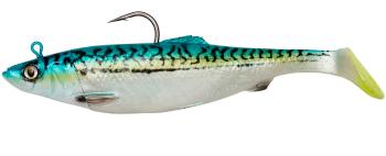 Savage gear gumová nástraha 4d herring big shad green mackerel - 25 cm 300 g