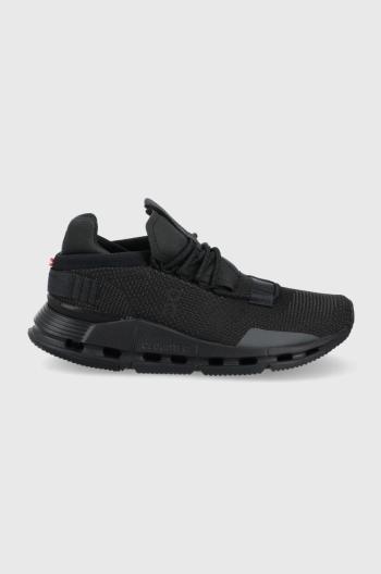 Sneakers boty On-running Cloudnova černá barva