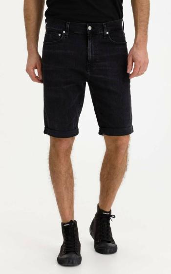 Calvin Klein pánské černé džínové šortky - 36/NI (1BY)
