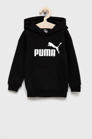 Dětská mikina Puma 586965 černá barva, s potiskem