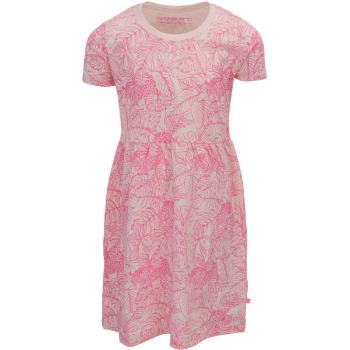 ALPINE PRO MANISHO Dívčí šaty, růžová, velikost 128-134