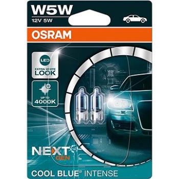 OSRAM W5W Cool Blue Intense Next Generation, 12V,5W,W2.1x9.5d Duo Blistr (2825CBN-02B)