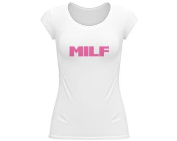Dámské tričko velký výstřih MILF