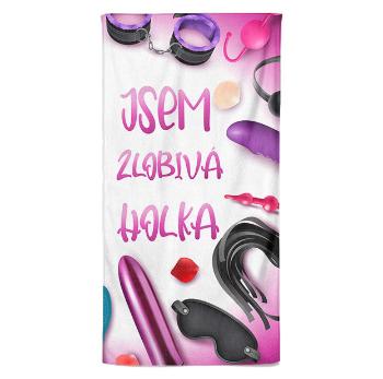 Osuška Zlobivá holka (Velikost osušky: 100x170cm)