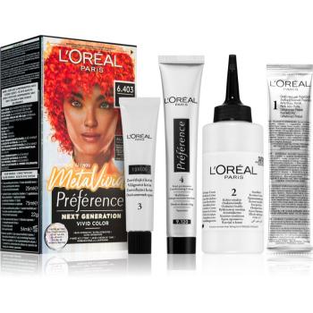 L’Oréal Paris Préférence Meta Vivids semi-permanentní barva na vlasy odstín 6.403 Meta Coral 1 ks