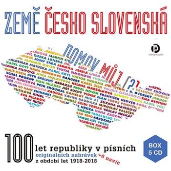 Various: Země československá, domov můj (5x CD) - CD (8594189130075)