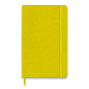 Zápisník Moleskine Silk VÝBĚR BAREV - tvrdé desky - L, linkovaný 1331/111725 - žlutá