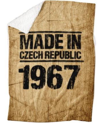 Deka Made In (rok: 1967, Podšití beránkem: ANO)