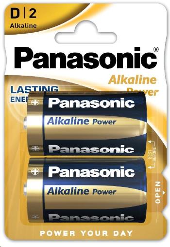 PANASONIC Alkalické baterie Alkaline Power LR20APB/2BP D 1, 5V (Blistr 2ks)
