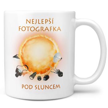 Hrnek Nejlepší fotografka pod sluncem (Náplň hrníčku: Žádná)