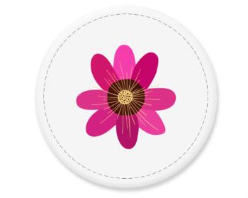 Placka magnet Květina