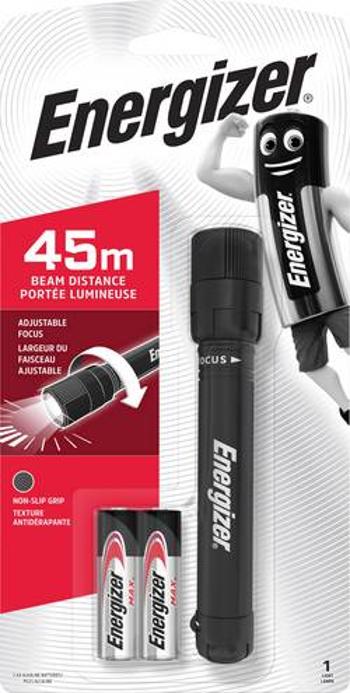 LED kapesní svítilna Energizer X-Focus 2AA 639809, 50 lm, 100 g, na baterii, černá