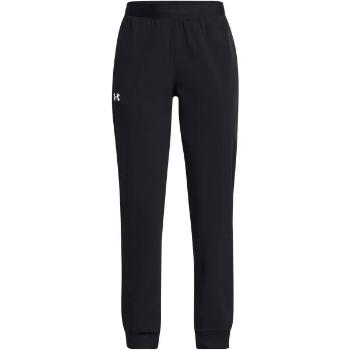 Under Armour SPORT WOVEN JOGGER Dívčí tepláky, černá, velikost