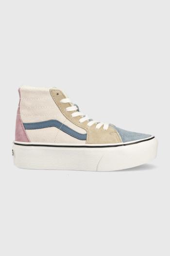 Semišové sneakers boty Vans SK8-Hi Tapered Stackfo VN0A7Q5PMUL1