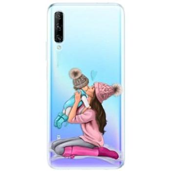 iSaprio Kissing Mom - Brunette and Boy pro Huawei P Smart Pro (kmbruboy-TPU3_PsPro)