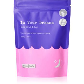 Frank Body In Your Dreams jemný noční peeling bez kofeinu 240 g