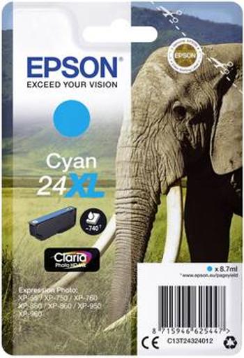 Epson Ink T2432, 24XL originál azurová C13T24324012