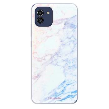 Odolné silikonové pouzdro iSaprio - Raibow Marble 10 - Samsung Galaxy A03