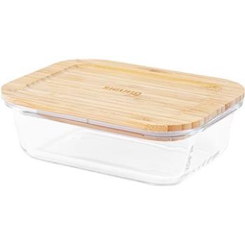 Siguro Dóza na potraviny Glass Seal Bamboo 0,6 l, 6 x 17,5 x 13 cm (SGR-FO-G206BB)