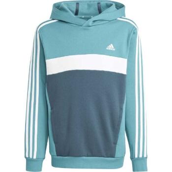 adidas TIBERIO HOODIE Chlapecká mikina, zelená, velikost