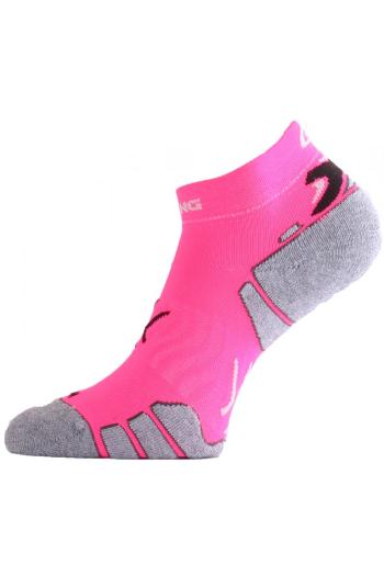 Lasting RUN 450 růžová běžecké ponožky Velikost: (34-37) S ponožky