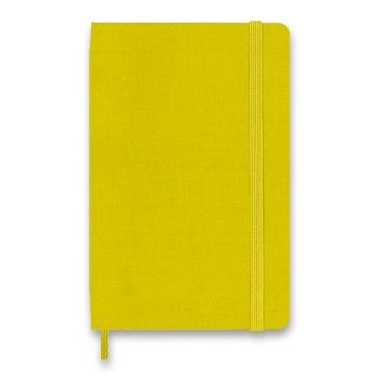 Zápisník Moleskine Silk VÝBĚR BAREV - tvrdé desky - S, linkovaný 1331/111425 - žlutá